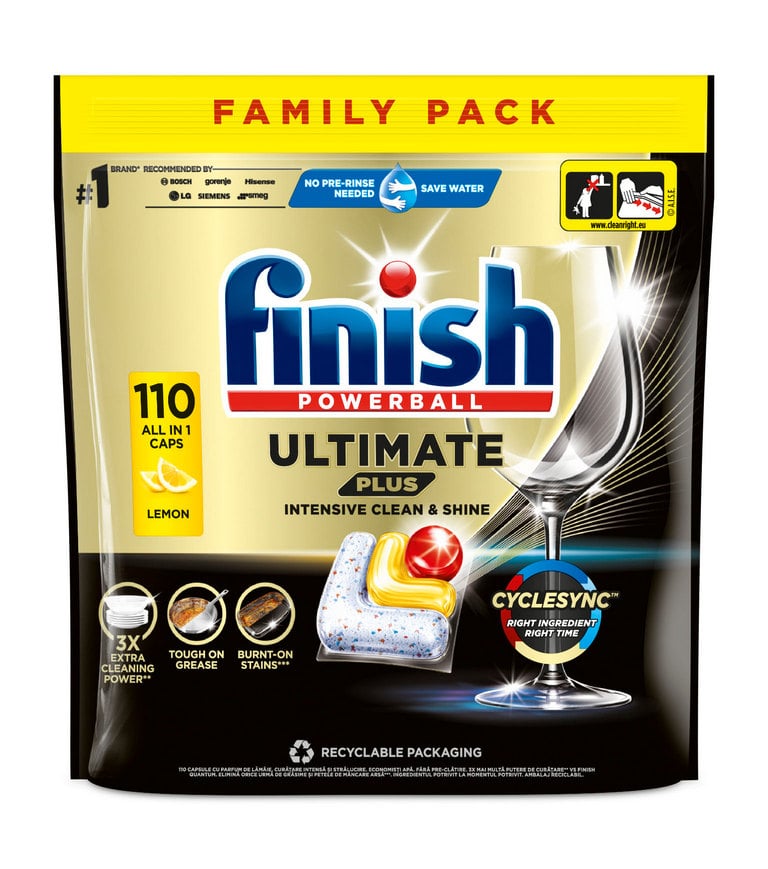 Finish Ultimate Plus all in 1 Lemon od 110 kapsula